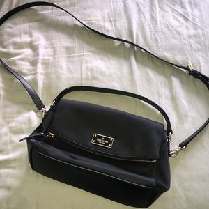 ♠️ Kate Spade ♠️ NWOT Black Nylon Crossbody Purse
